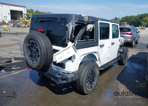 2016 Jeep Wrangler Unlimited Rubicon Hard Rock from USA, damaged, VIN 1C4BJWFG8GL252391
